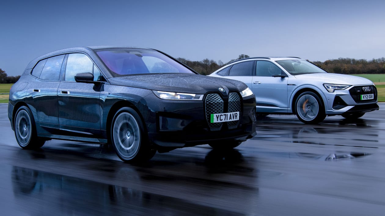 Bmw Ix Vs Audi E Tron Sportback Performance And Handling Drivingelectric