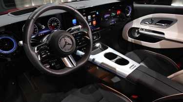 New electric Mercedes CLA - interior 