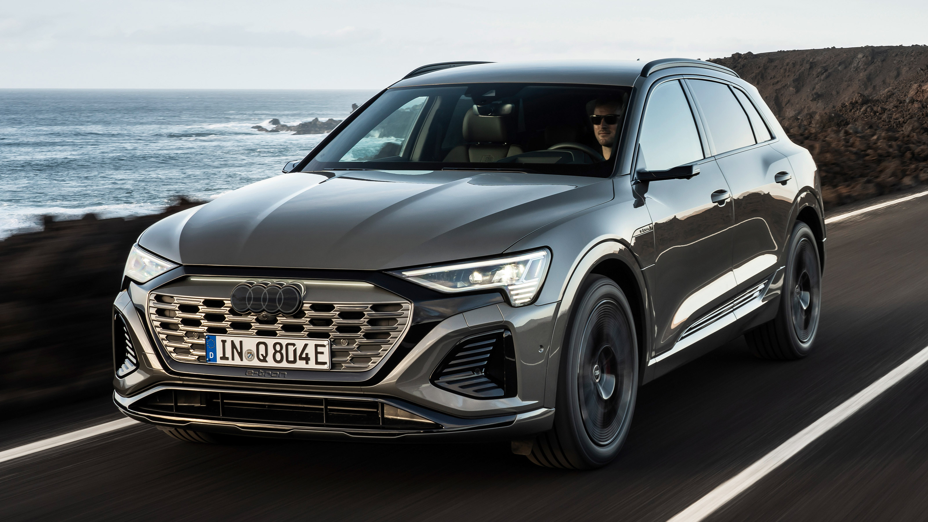 Audi Q8 e-tron boot space, seating & practicality 2024