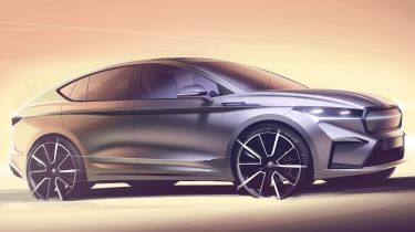Skoda Enyaq Coupe iV sketch