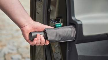 Skoda Enyaq - door-mounted umbrella