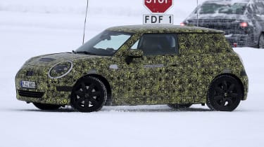 New MINI Electric spy shot