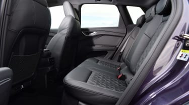 Audi Q4 50 e-tron quattro rear seats