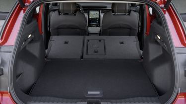 New Ford Explorer - boot with rear seats down 
