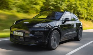 Porsche Macan EV prototype - front tracking