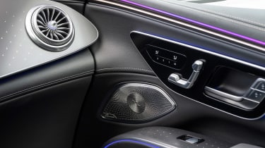 Mercedes EQS SUV seat controls