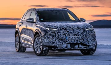 Audi Q6 e-tron - official spy front