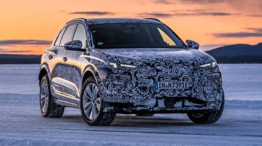 Audi Q6 e-tron - official spy front