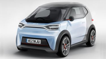 A Citroën Ami, a lightweight electric car introduced in 2020. In