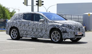 Spy shot of secretly tested future car