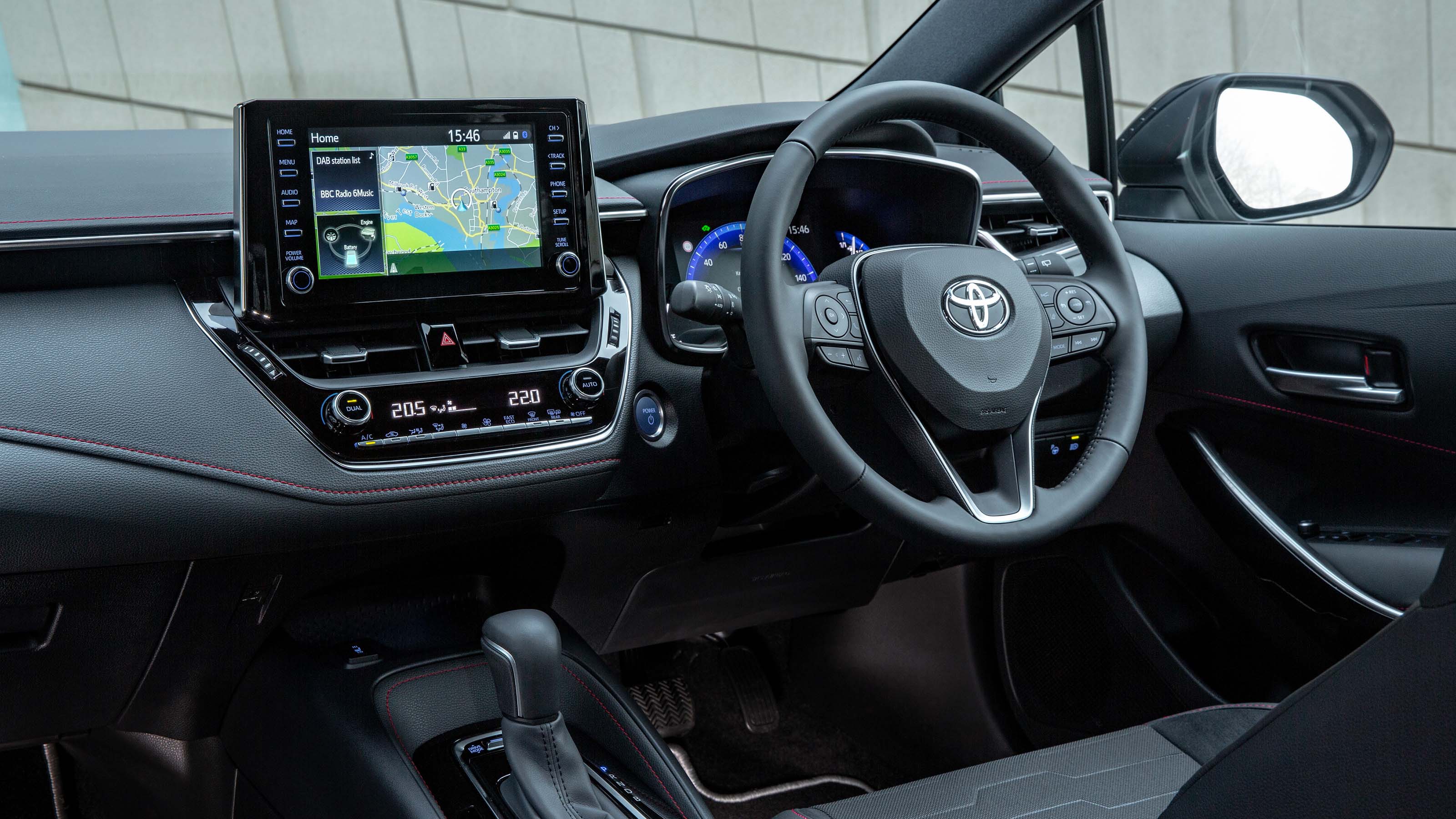 Toyota Corolla Hybrid Interior Dashboard Comfort Drivingelectric