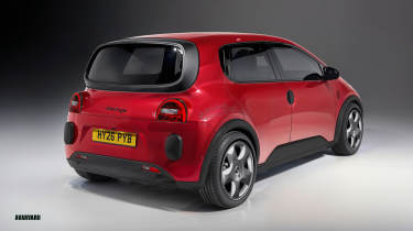 Renault Twingo render - rear