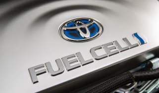 Toyota hydrogen fuel-cell badge