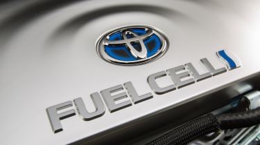 Toyota hydrogen fuel-cell badge