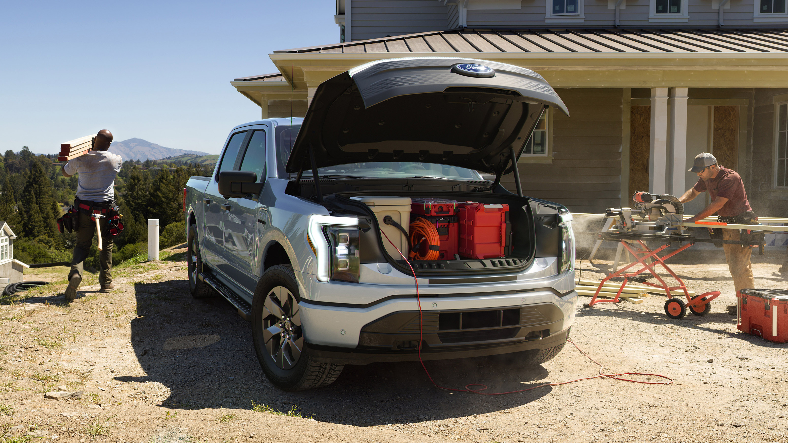 2022 Ford F 150 Lightning Commercial Lightning Pro Model Unveiled Drivingelectric