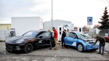 BMW Porsche charging