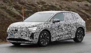 Spy shot of secretly tested future car