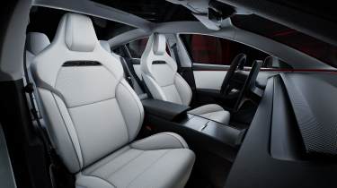 Tesla Model 3 Performance - front seats