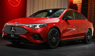 New electric Mercedes CLA - front