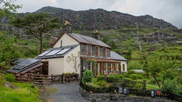 72 POINT LTDElectric car charging points at Bryn Elltyd Eco Guesthouse, Blaenau Ffestiniog, Wales, 17.6.2019