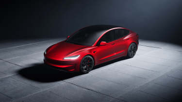 Tesla Model 3 Performance - front 3/4 static