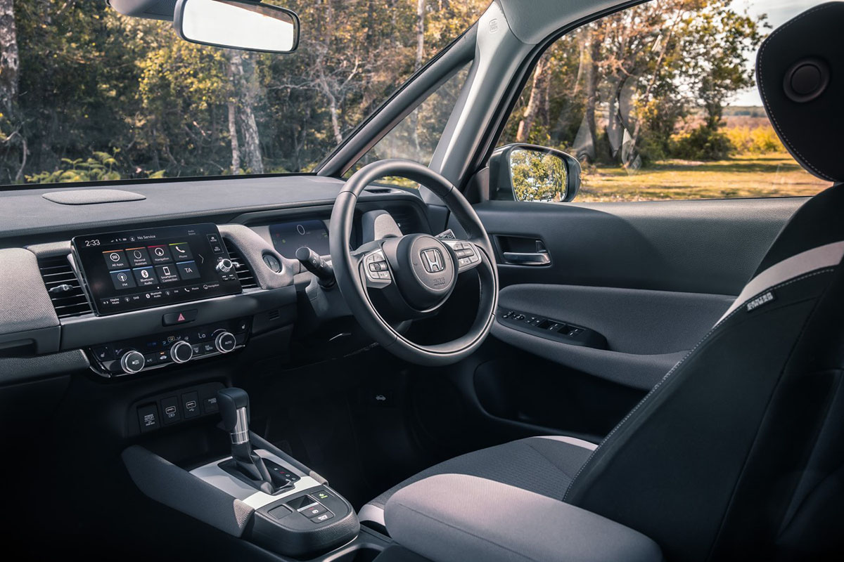 Honda Jazz Hybrid Interior Dashboard Comfort Drivingelectric