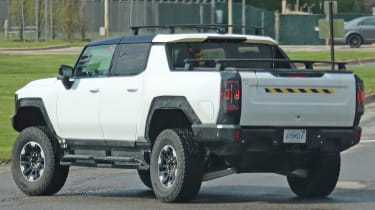 Hummer EV pickup truck spy shot