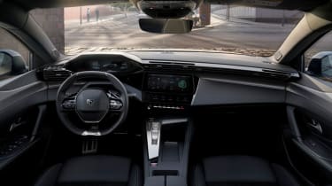 New 2022 Peugeot 308 SW plug-in hybrid estate interior