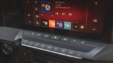 Vauxhall Astra Electric Sports Tourer - touchscreen