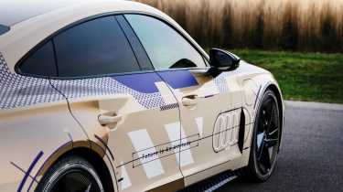 New Audi RS e-tron GT prototype - side shot 