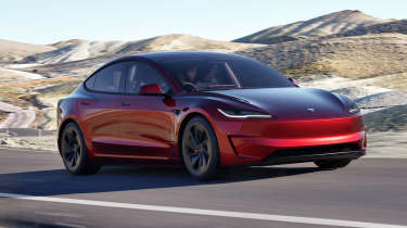 Tesla Model 3 Performance - front tracking