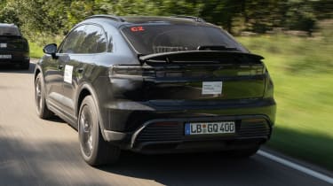 Porsche Macan EV prototype - rear tracking