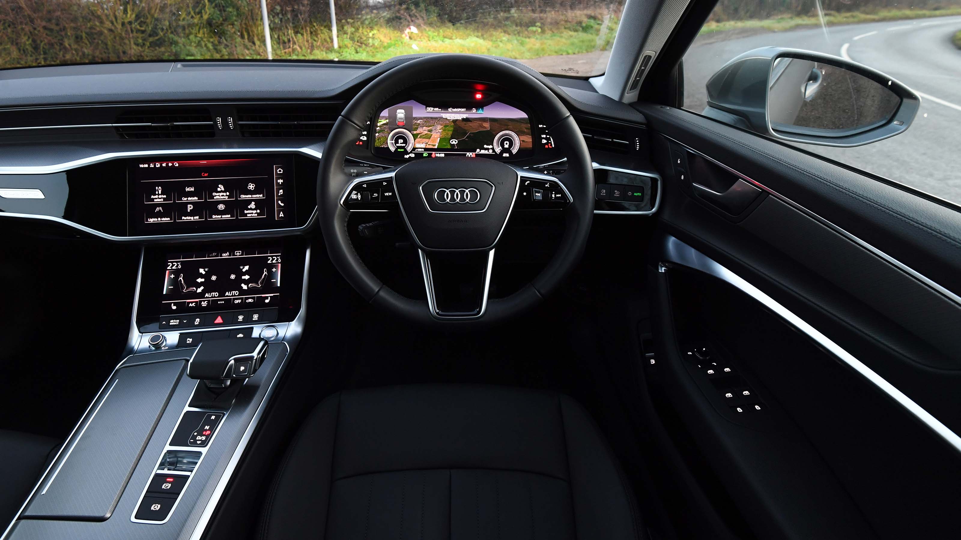 Audi A6 hybrid interior & comfort DrivingElectric