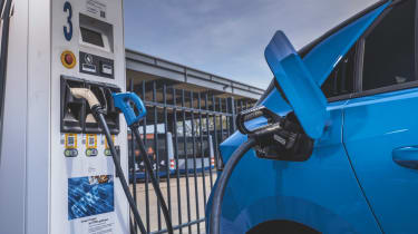 Vauxhall Astra Electric - charging