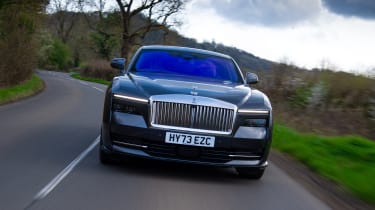 Rolls-Royce Spectre Review - front action