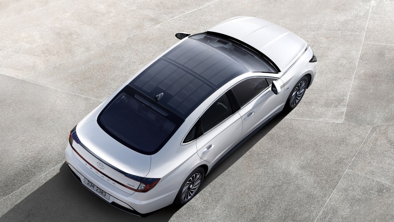 Hyundai and Kia ‘solar roof’ technology debuts on Sonata Hybrid