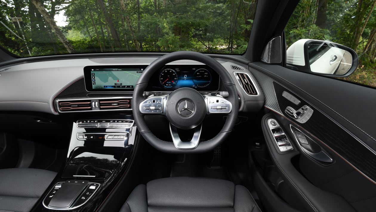 Mercedes EQC review interior, dashboard & infotainment 2024
