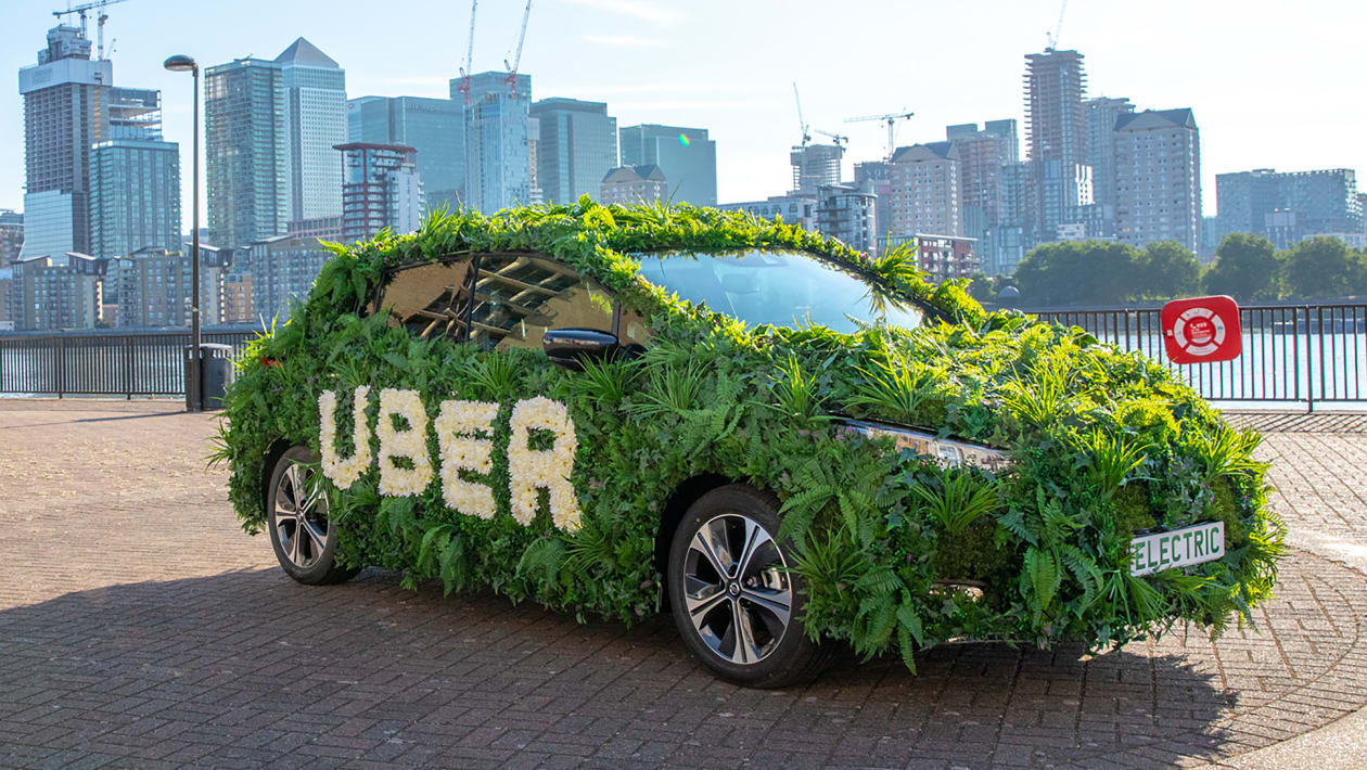 Uber Green electric taxi service launches in London | DrivingElectric