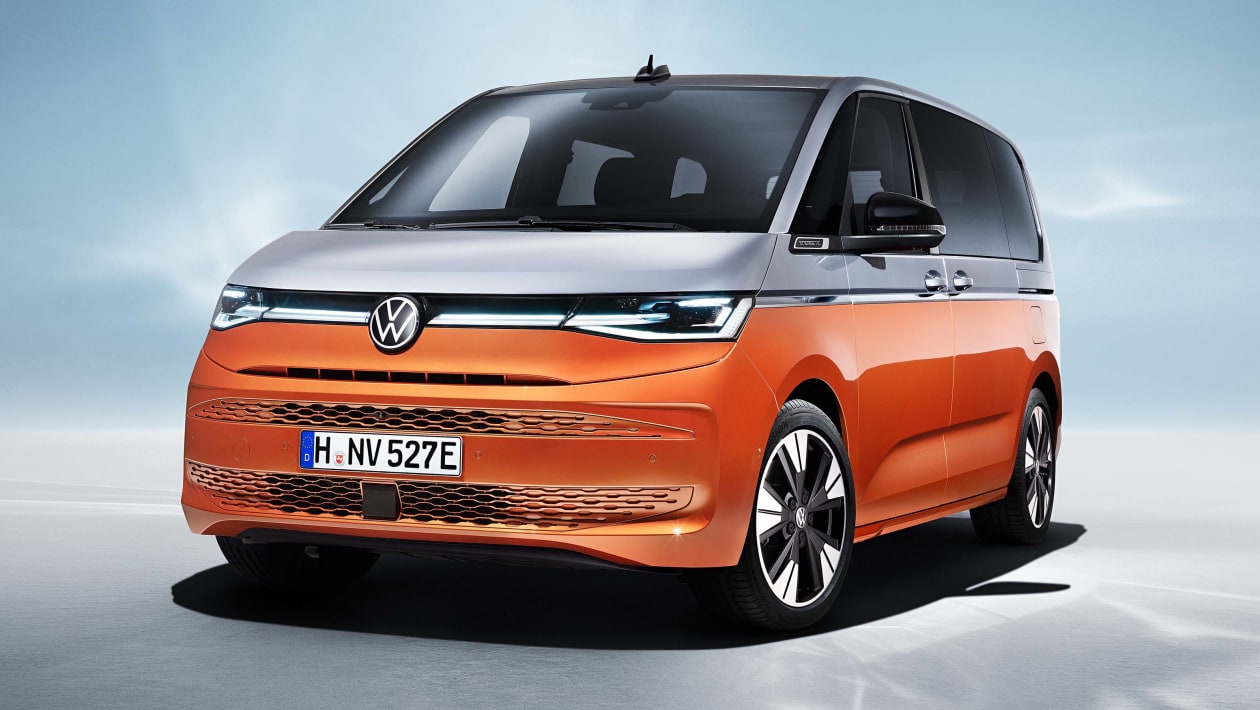 New hybrid VW Transporter van and VW Multivan minibus: pictures and