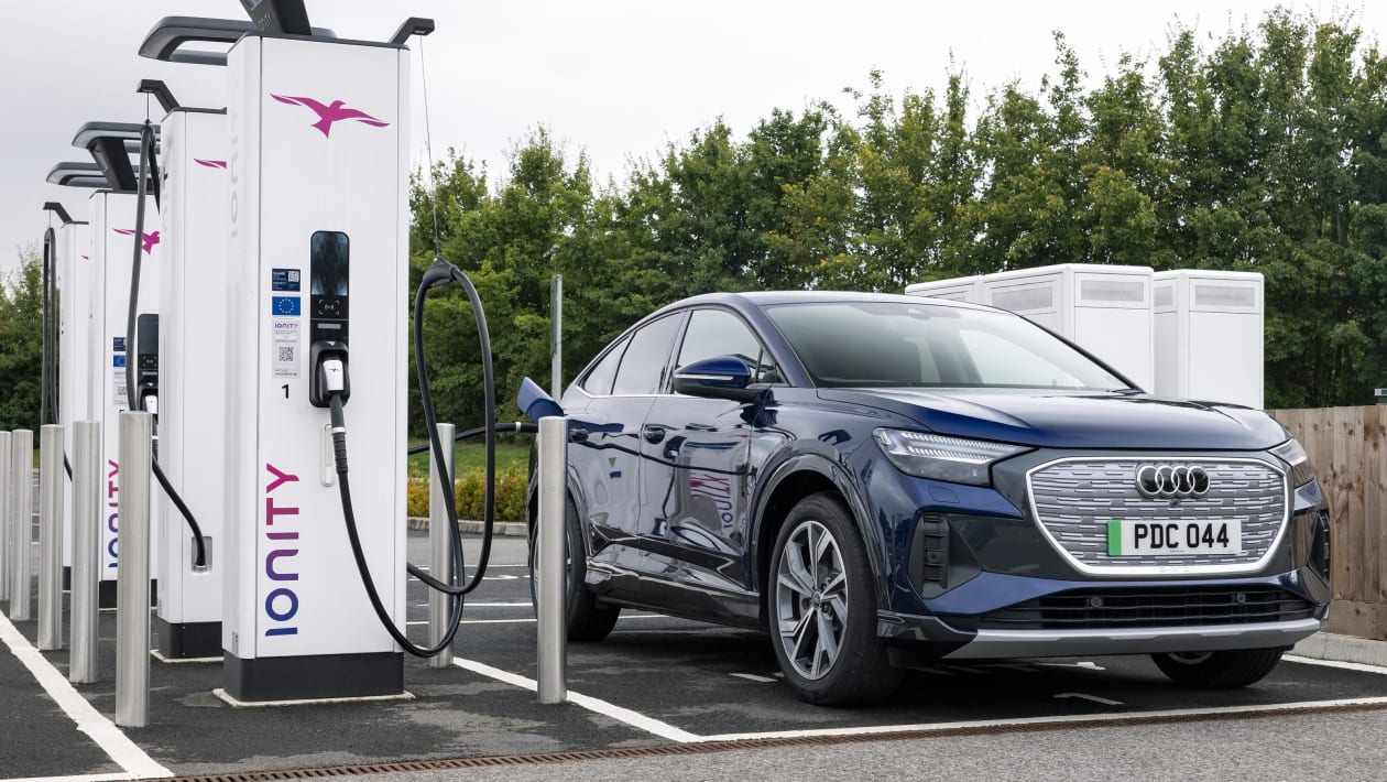 audi q4 etron charging