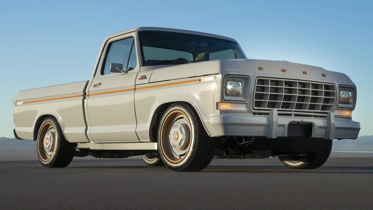 Ford F-100 Eluminator: classic pickup electric conversion showcases 'crate motor' | DrivingElectric