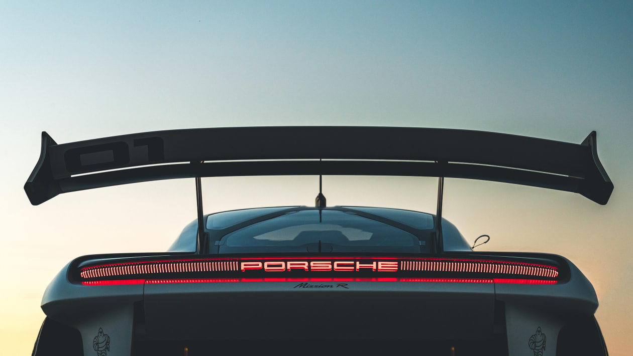 Porsche Mission R concept review pictures