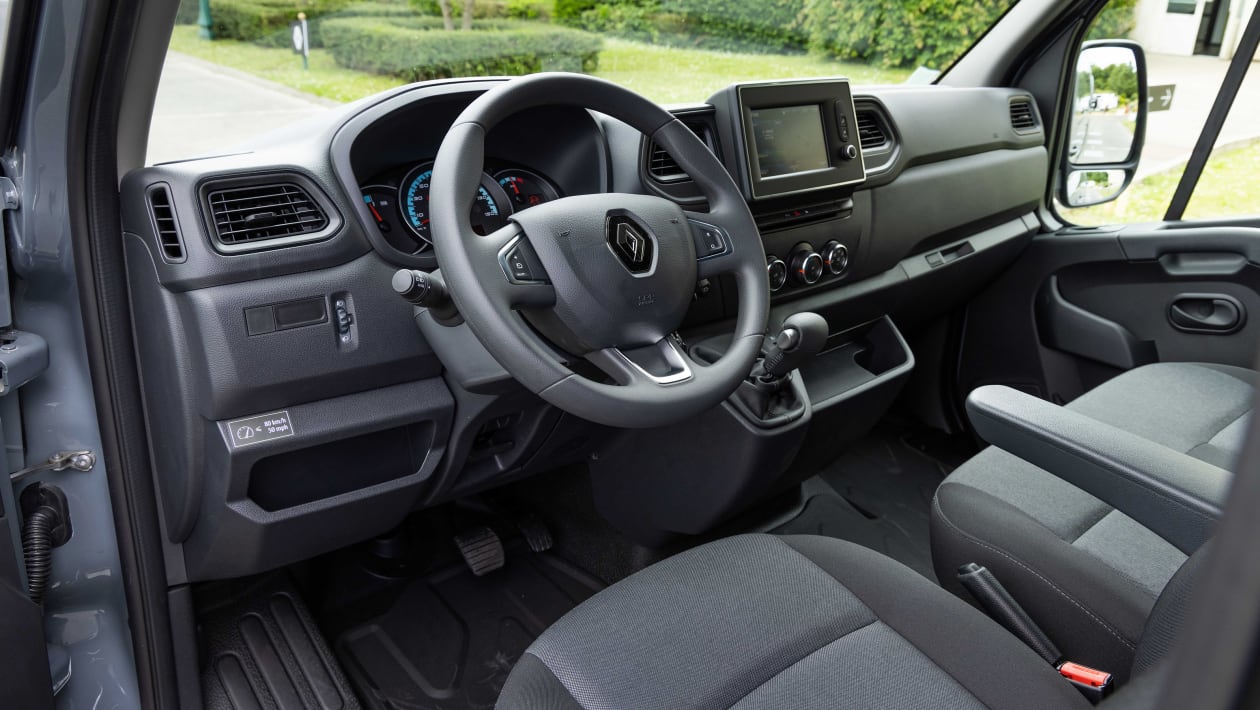 Renault Master ETECH interior, dashboard & comfort DrivingElectric