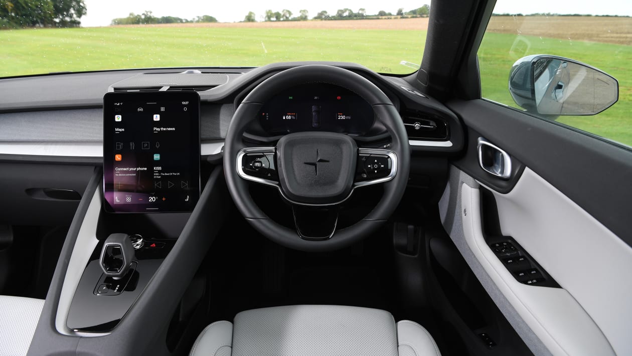 Polestar 2: interior, dashboard & infotainment | DrivingElectric