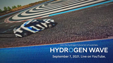 Hyundai hydrogen fuel-cell performance car teaser