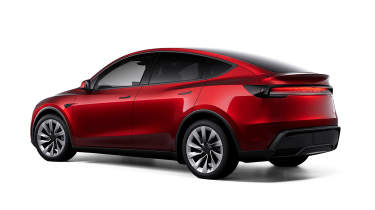 Tesla Model Y facelift 2025 - configurator rear 3/4 red