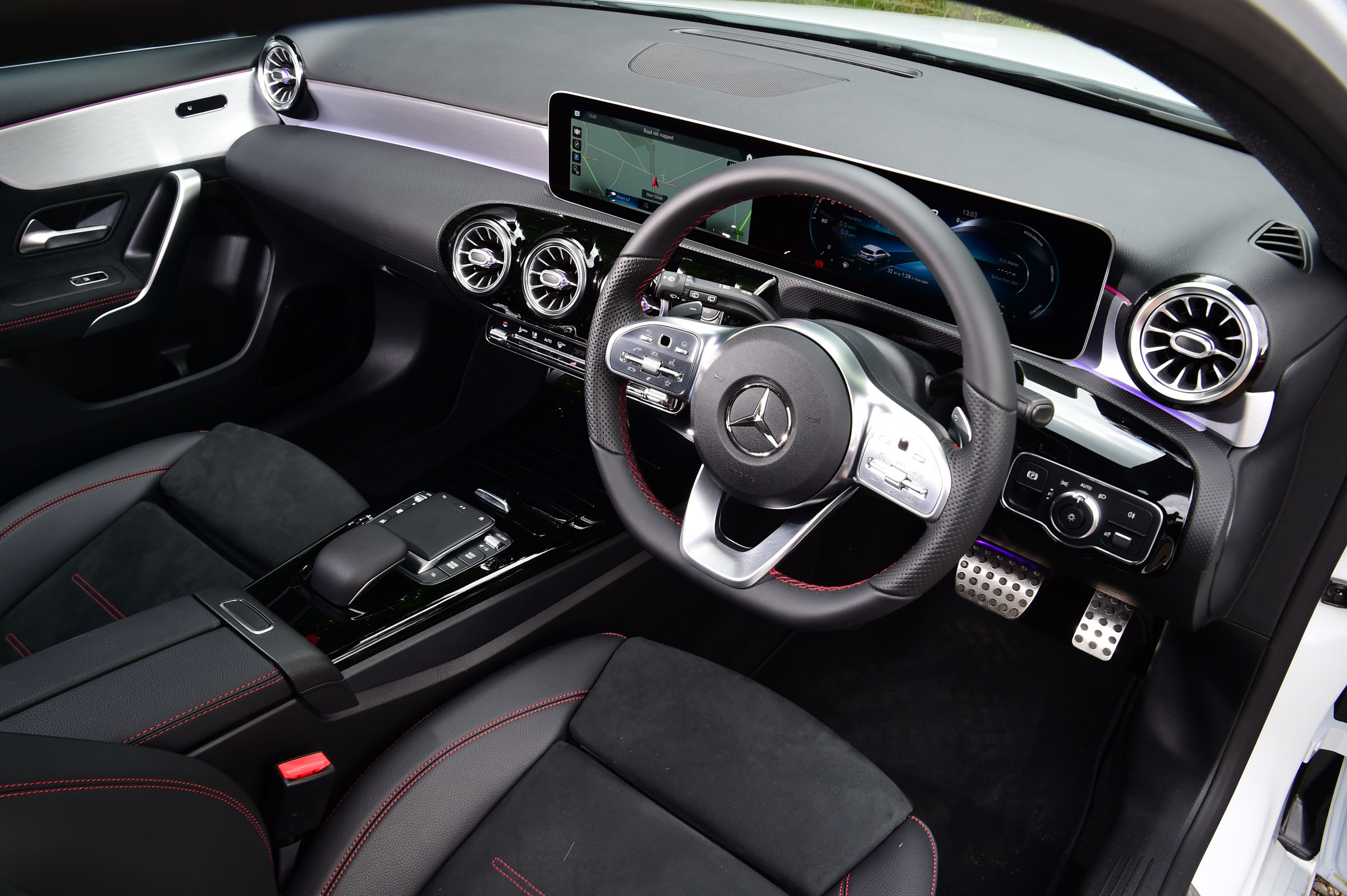 Mercedes A Class Hybrid Interior Dashboard Comfort Drivingelectric