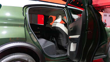 Citroen e-C3 Aircross - rear interior 