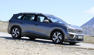 Spy shot of secretly tested future car