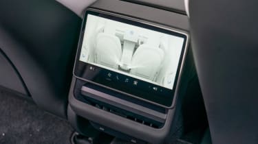 Tesla Model 3 - rear touchscreen